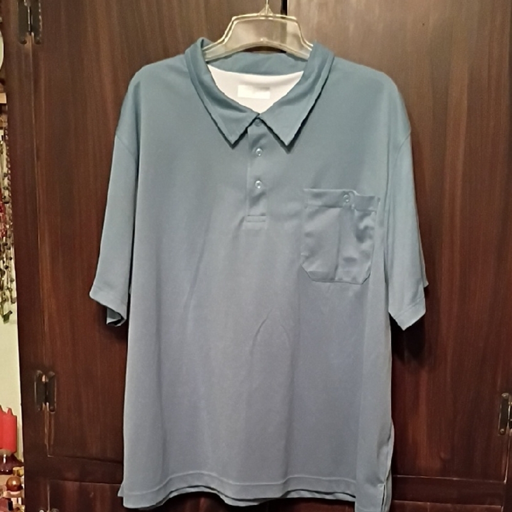 Classic Blue Polo Shirt for Men Size XX Stone Creek Brand EUC